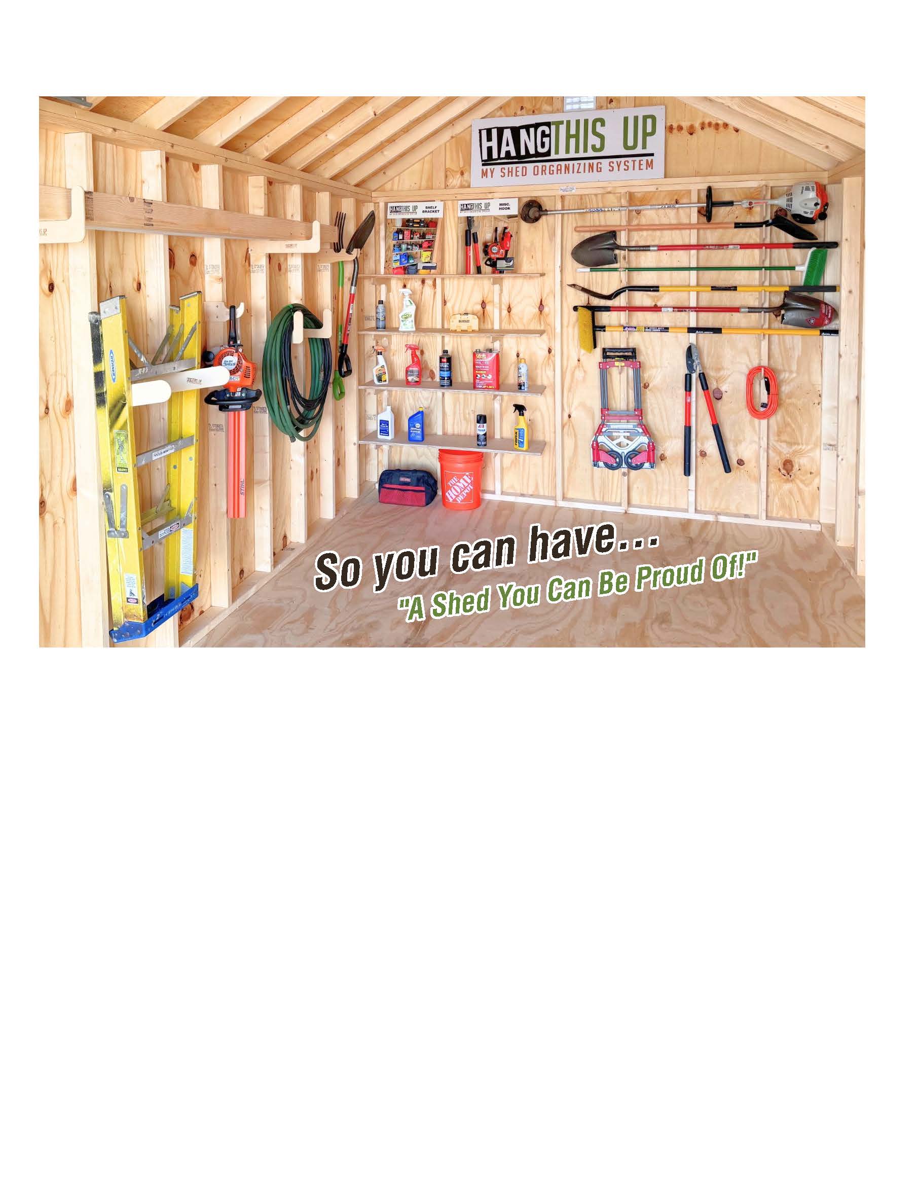 Thank you video and install details for hang this up products.