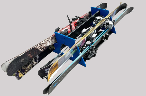 TRAPSKI QUAD Mobile All Mountain Ski and Standard Stance Snowboard Rack