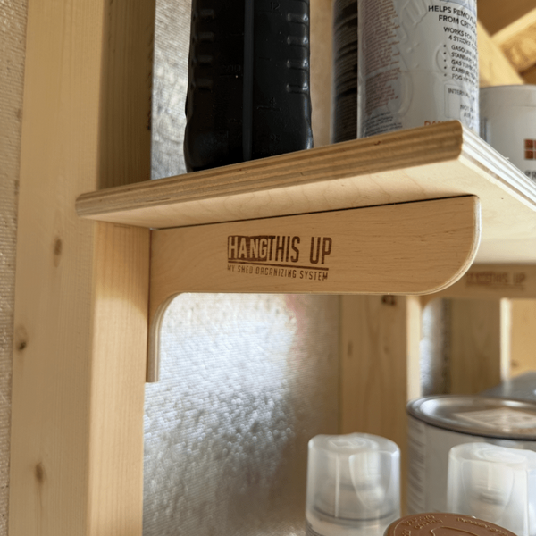 Shelf and Bracket Kit for Sheds - HangThis Up