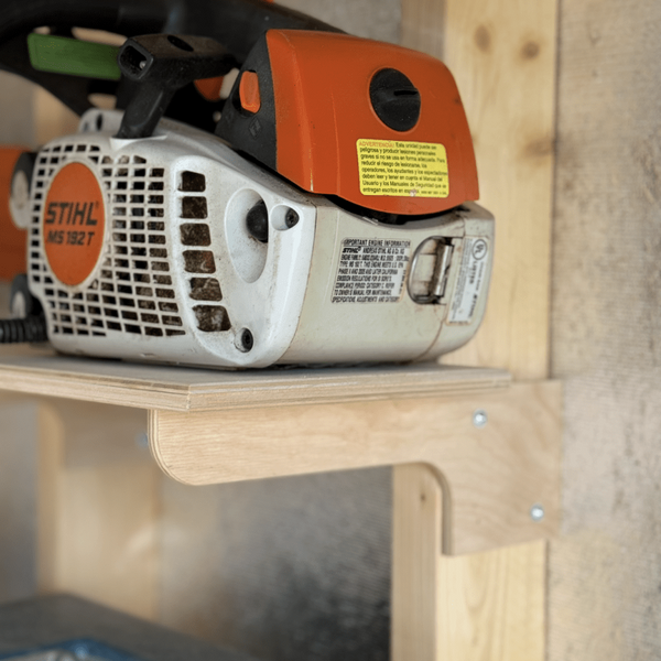Shelf and Bracket Kit for Sheds - HangThis Up