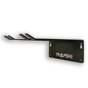 TRAPAWAY Wall Rack | Garage Organizer for Yard Tools, Gear & Equipment | Holds Skis or Snowboard by Bindings | Aluminum | No Moving Parts to break or pinch points - HangThis Up