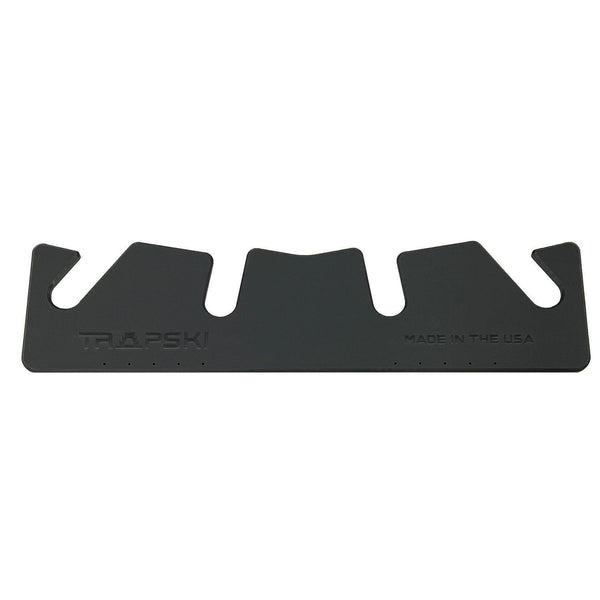 TRAPSKI LowPro 4 L Ski and Snowboard Rack Insert for Rooftop Cargo Box | High Quality Marine Grade HDPE Plastic | Premium Strap Included | 3 Year Warranty | Made in the USA | Veteran Owned Business - HangThis Up