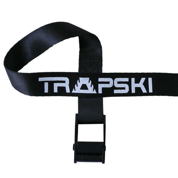 TRAPSKI Premium Strap | Cam Buckle Tie Down Strap | Heavy Duty Lashing Strap | Car Roof Rack Strap for Kayak, SUP, Surfboard, Cargo, Motorcycle, Truck, Boat & Bike - HangThis Up