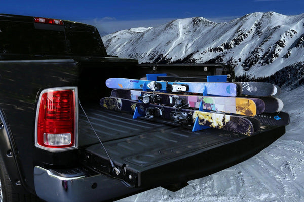 TRAPSKI SIX PACK Mobile All Mountain Ski and Standard Stance Snowboard Rack - HangThis Up