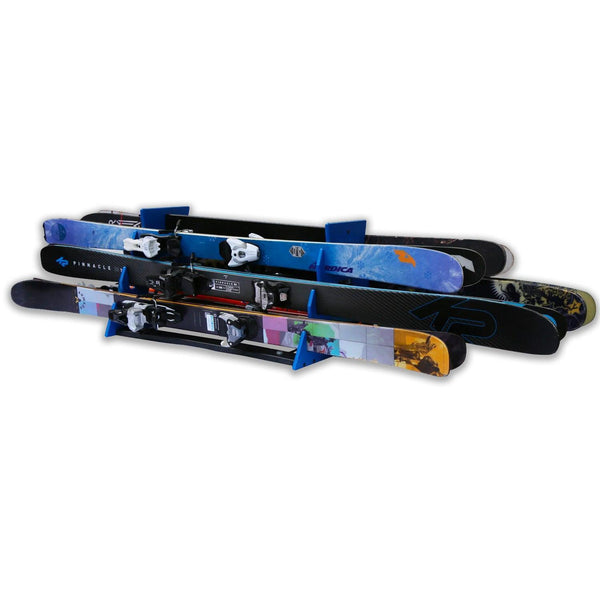 TRAPSKI SIX PACK Mobile All Mountain Ski and Standard Stance Snowboard Rack - HangThis Up