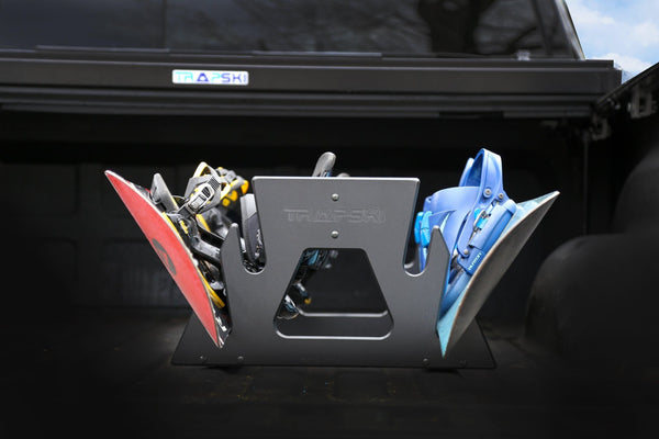 TRAPSKI SIX PACK Wide Stance Snowboard Rack - HangThis Up