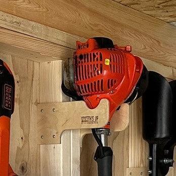 Shed Weed Eater Holder For Garage Weed Wacker Organizer For Easy