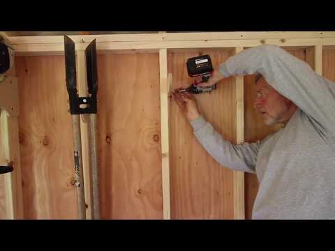 Weed Wacker Organizer Rack – Stud-Mounted Shed Storage – HangThis Up