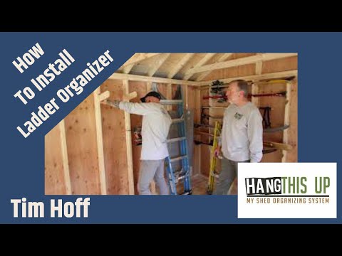 How To Install Ladder Organizer Video 